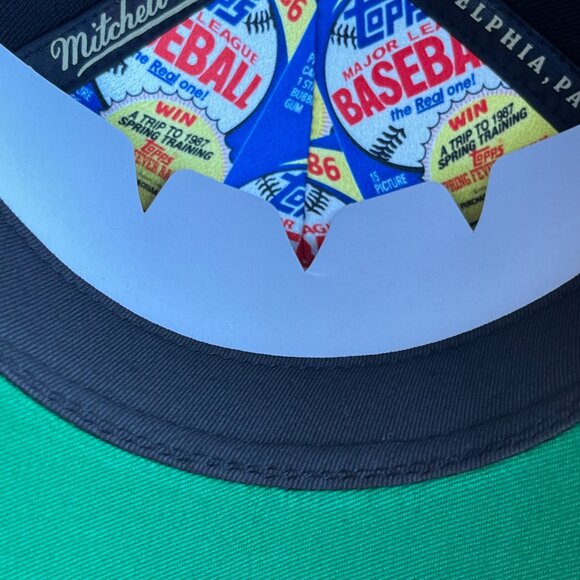 MITCHELL & NESS PITTSBURGH PIRATES TOPPS COLLAB PRO PINCH SNAPBACK HAT Black NEW - Picture 6 of 7